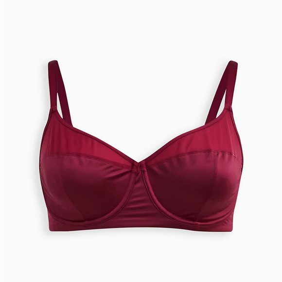 Torrid NEW 38DD 38E Balconette Unlined Shine Ballet Back Bra - Picture 6 of 6